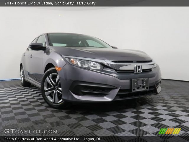 2017 Honda Civic LX Sedan in Sonic Gray Pearl