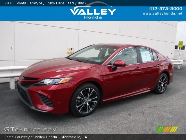 2018 Toyota Camry SE in Ruby Flare Pearl