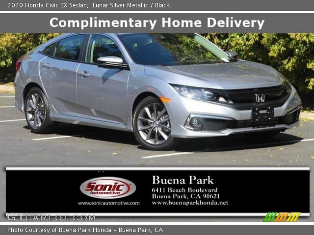 2020 Honda Civic EX Sedan in Lunar Silver Metallic