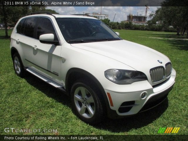 2011 BMW X5 xDrive 50i in Alpine White