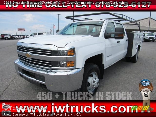 2015 Chevrolet Silverado 3500HD WT Crew Cab in Summit White