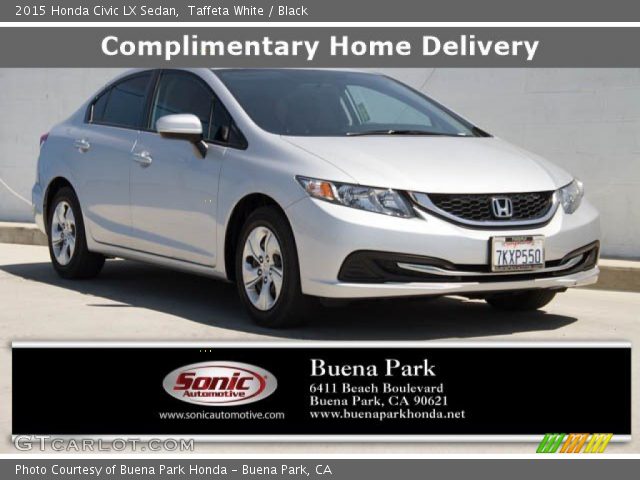 2015 Honda Civic LX Sedan in Taffeta White