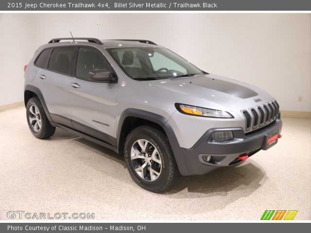 2015 Jeep Cherokee Trailhawk 4x4 in Billet Silver Metallic