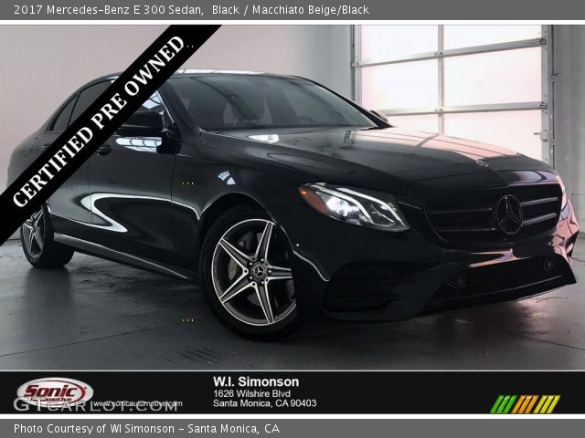 2017 Mercedes-Benz E 300 Sedan in Black