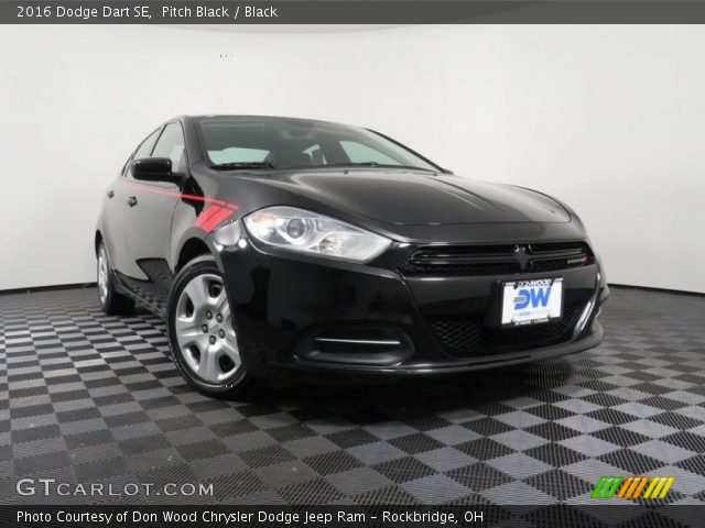 2016 Dodge Dart SE in Pitch Black