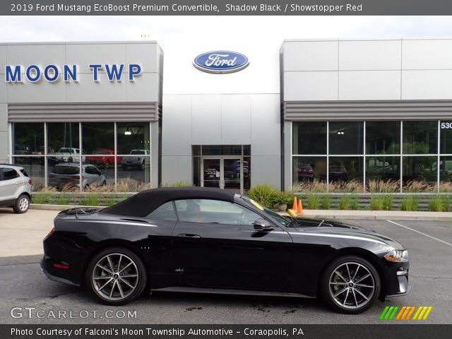2019 Ford Mustang EcoBoost Premium Convertible in Shadow Black
