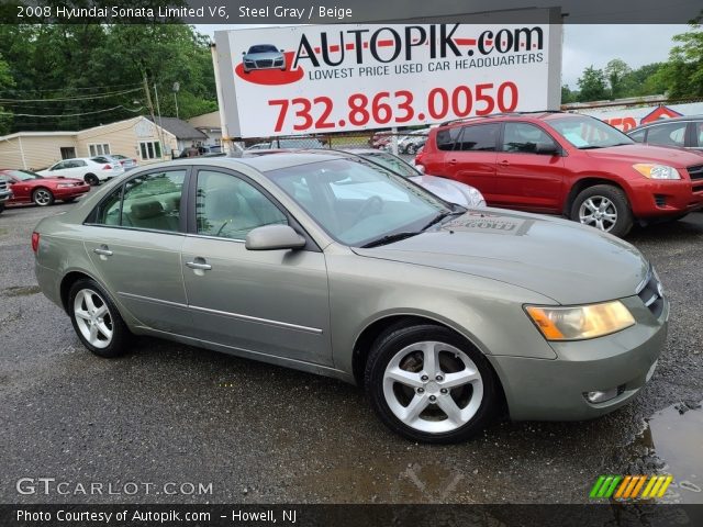 2008 Hyundai Sonata Limited V6 in Steel Gray