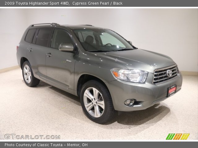 2009 Toyota Highlander Sport 4WD in Cypress Green Pearl