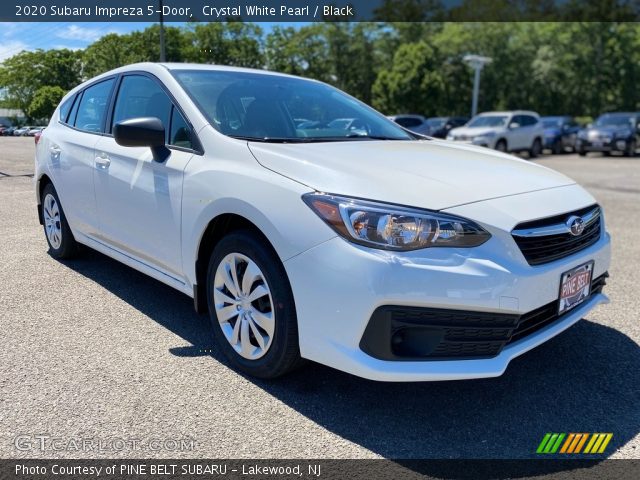 2020 Subaru Impreza 5-Door in Crystal White Pearl