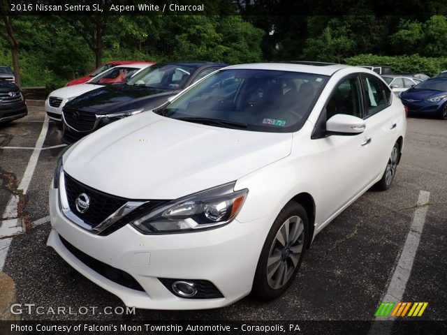 2016 Nissan Sentra SL in Aspen White