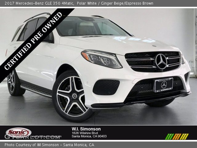 2017 Mercedes-Benz GLE 350 4Matic in Polar White