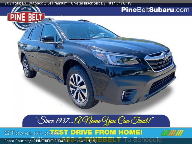 2020 Subaru Outback 2.5i Premium in Crystal Black Silica