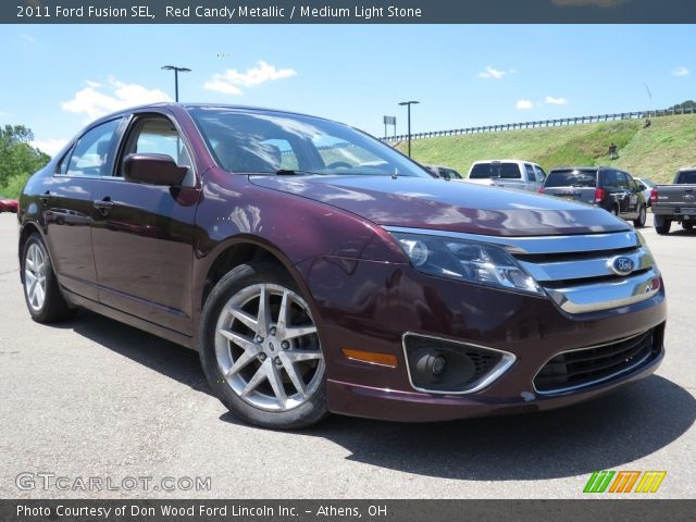 2011 Ford Fusion SEL in Red Candy Metallic