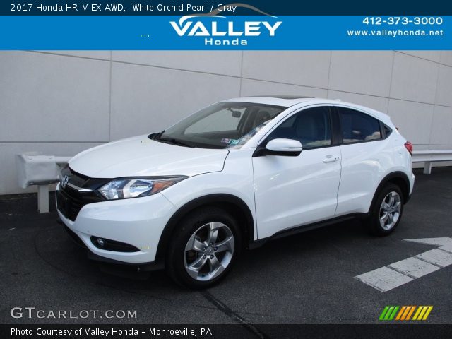 2017 Honda HR-V EX AWD in White Orchid Pearl