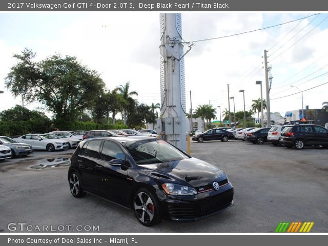 2017 Volkswagen Golf GTI 4-Door 2.0T S in Deep Black Pearl