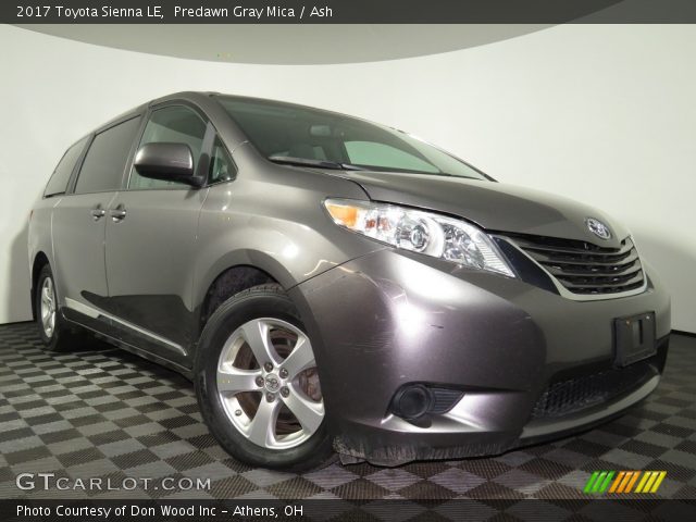 2017 Toyota Sienna LE in Predawn Gray Mica
