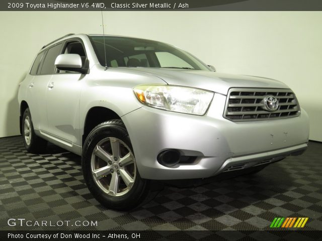 2009 Toyota Highlander V6 4WD in Classic Silver Metallic