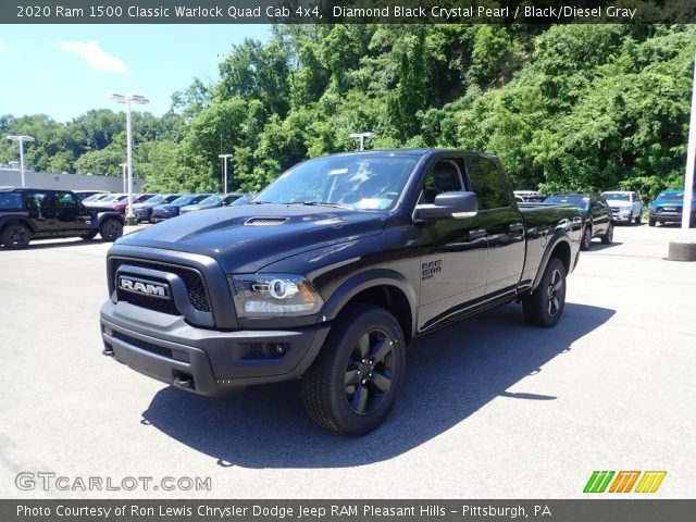 2020 Ram 1500 Classic Warlock Quad Cab 4x4 in Diamond Black Crystal Pearl