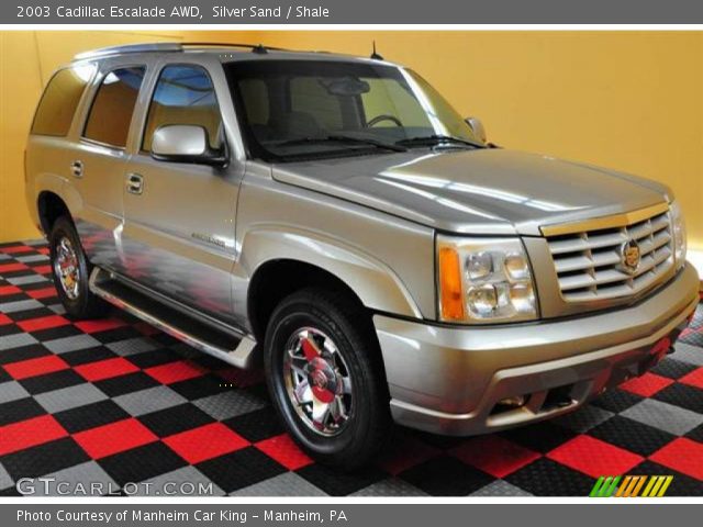 2003 Cadillac Escalade AWD in Silver Sand