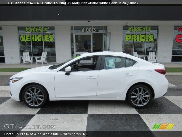 2018 Mazda MAZDA3 Grand Touring 4 Door in Snowflake White Pearl Mica