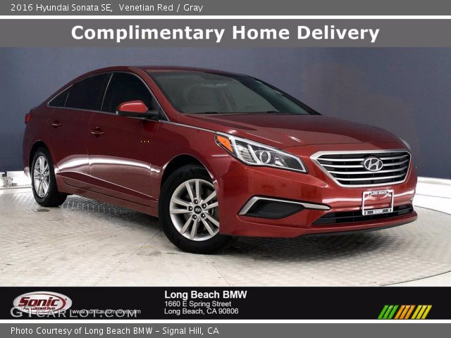 2016 Hyundai Sonata SE in Venetian Red