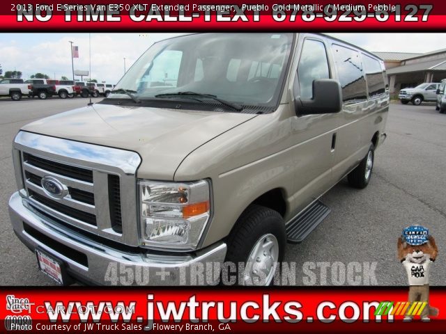 2013 Ford E Series Van E350 XLT Extended Passenger in Pueblo Gold Metallic