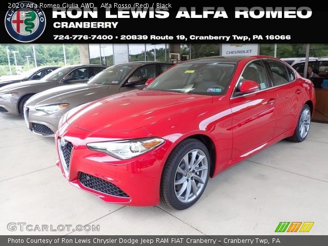 2020 Alfa Romeo Giulia AWD in Alfa Rosso (Red)