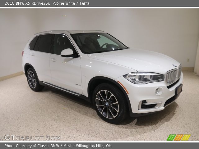 2018 BMW X5 xDrive35i in Alpine White