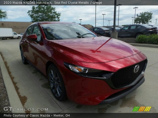 2020 Mazda MAZDA3 Hatchback in Soul Red Crystal Metallic