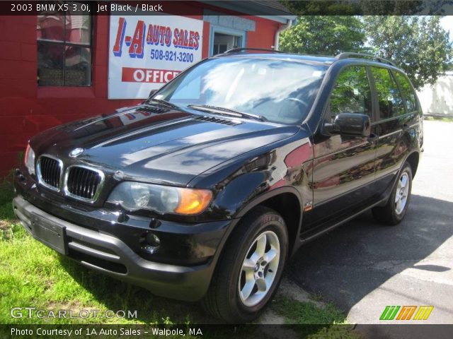 2003 BMW X5 3.0i in Jet Black