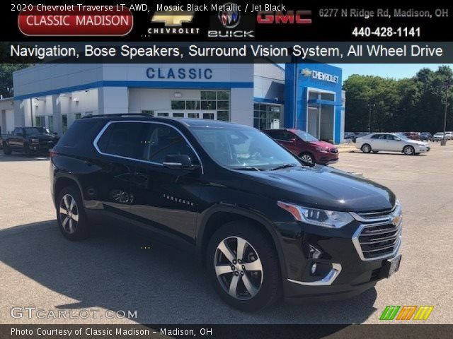2020 Chevrolet Traverse LT AWD in Mosaic Black Metallic