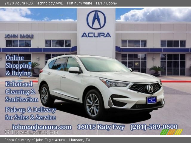 2020 Acura RDX Technology AWD in Platinum White Pearl