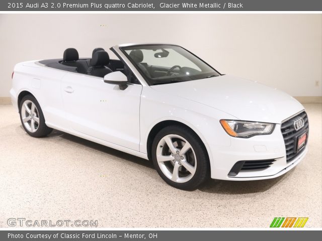 2015 Audi A3 2.0 Premium Plus quattro Cabriolet in Glacier White Metallic