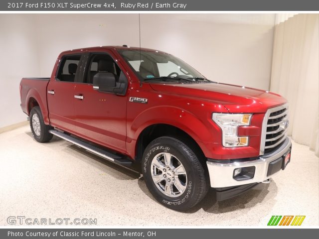 2017 Ford F150 XLT SuperCrew 4x4 in Ruby Red