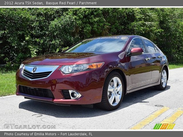 2012 Acura TSX Sedan in Basque Red Pearl