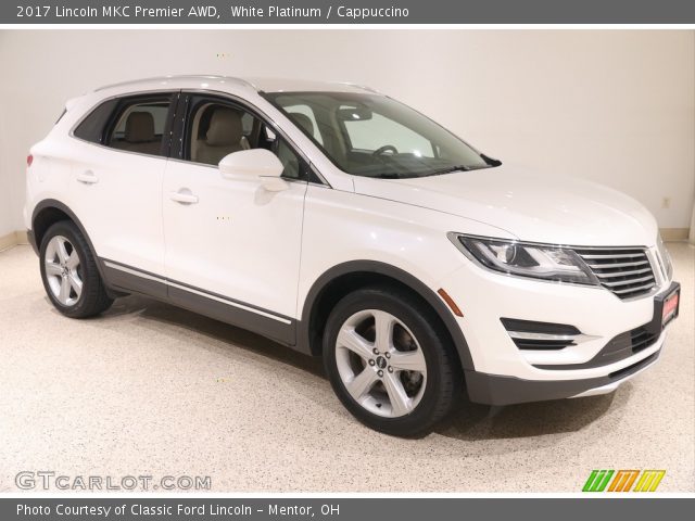 2017 Lincoln MKC Premier AWD in White Platinum