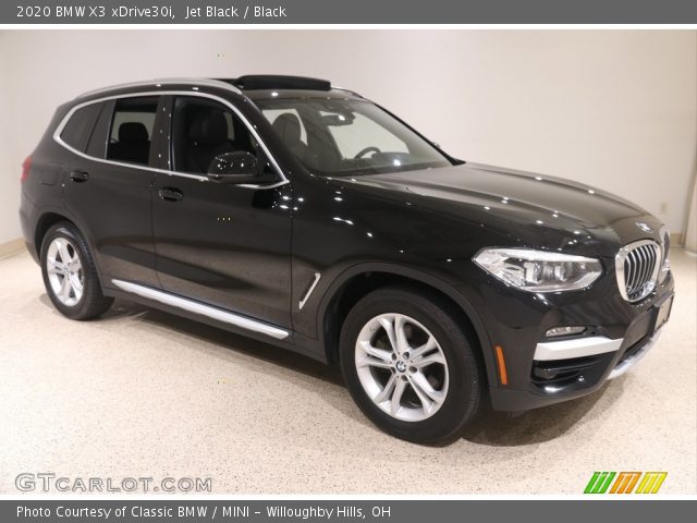 2020 BMW X3 xDrive30i in Jet Black
