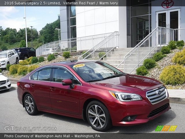 2016 Subaru Legacy 2.5i Limited in Venetian Red Pearl