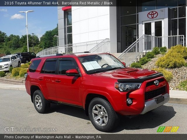2016 Toyota 4Runner Trail 4x4 in Barcelona Red Metallic