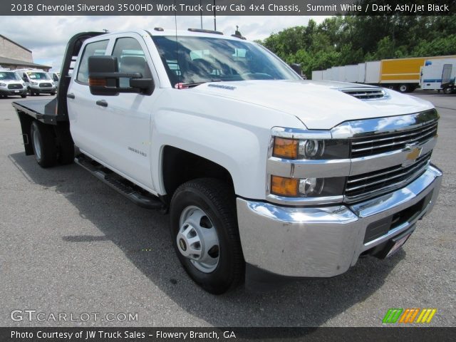 2018 Chevrolet Silverado 3500HD Work Truck Crew Cab 4x4 Chassis in Summit White