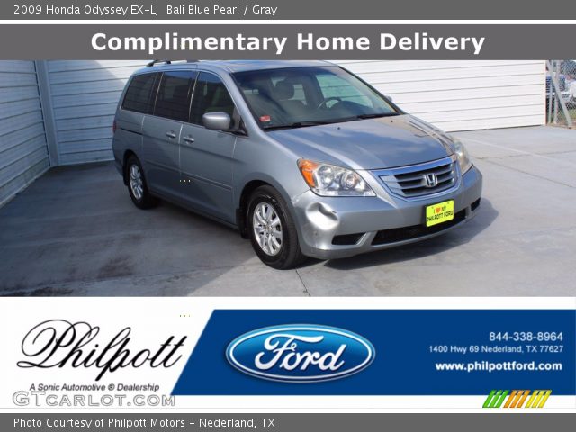 2009 Honda Odyssey EX-L in Bali Blue Pearl