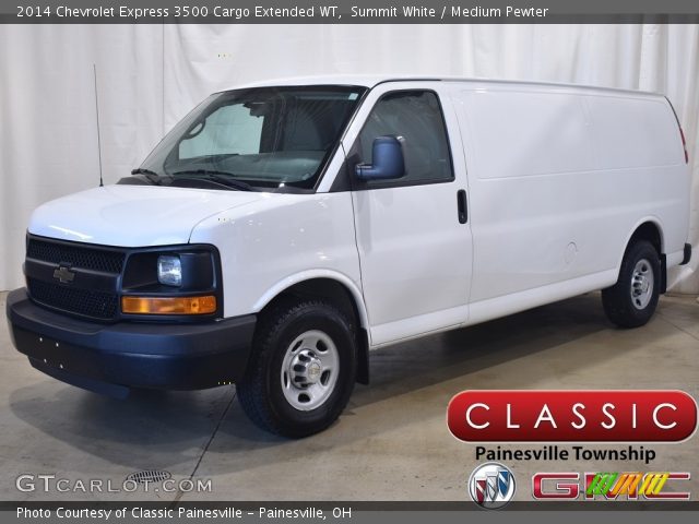 2014 Chevrolet Express 3500 Cargo Extended WT in Summit White