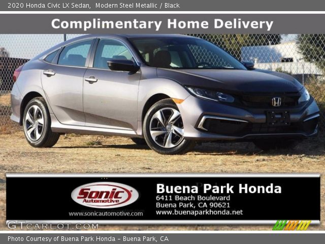 2020 Honda Civic LX Sedan in Modern Steel Metallic