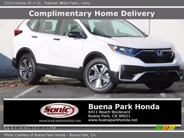 2020 Honda CR-V LX in Platinum White Pearl
