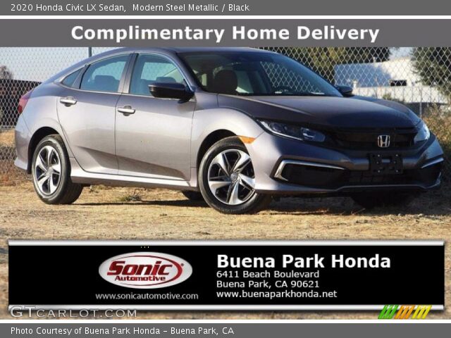 2020 Honda Civic LX Sedan in Modern Steel Metallic