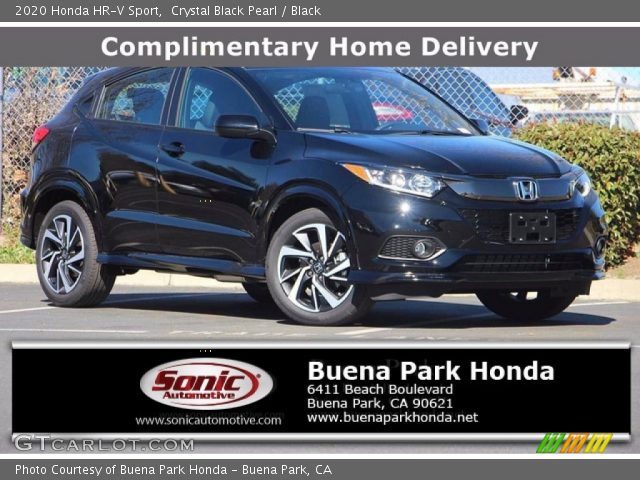 2020 Honda HR-V Sport in Crystal Black Pearl