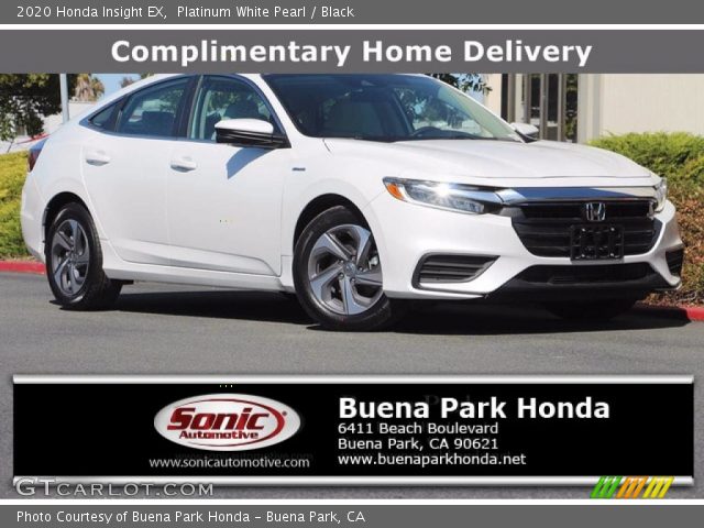 2020 Honda Insight EX in Platinum White Pearl