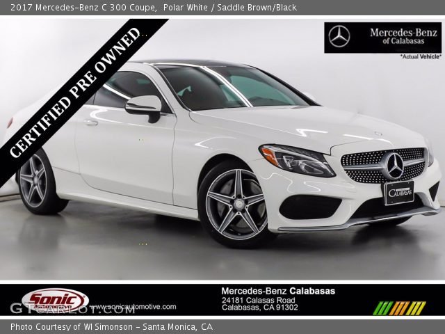2017 Mercedes-Benz C 300 Coupe in Polar White