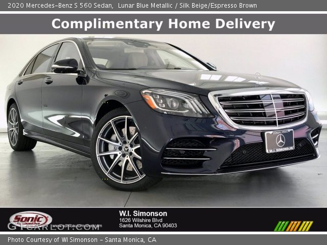 2020 Mercedes-Benz S 560 Sedan in Lunar Blue Metallic