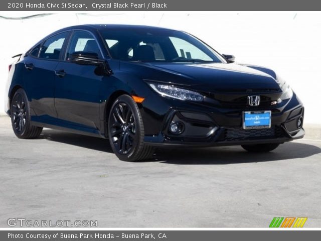 2020 Honda Civic Si Sedan in Crystal Black Pearl